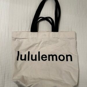 Lululemon Canvas Tote Bag